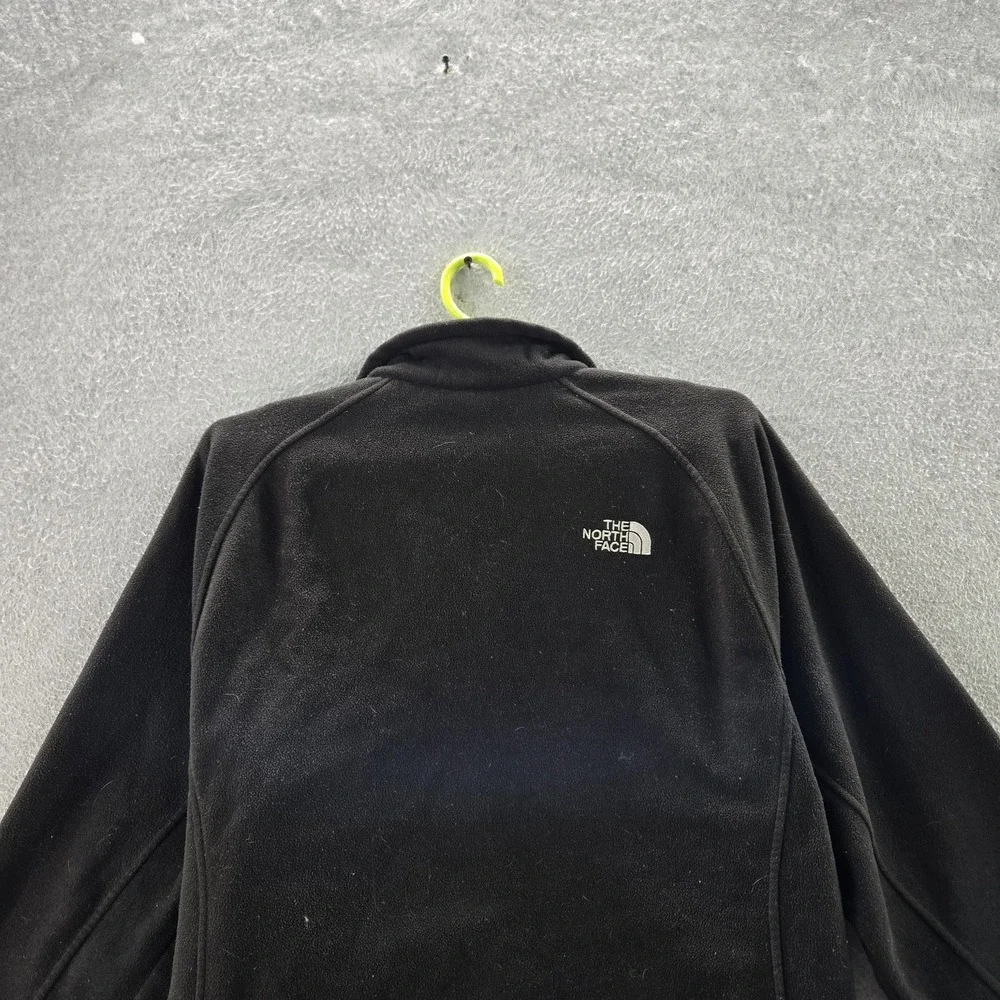 The North Face Men Jacket XL‎ Black Fleece Activewear Gorpcore Logo Zipper Long
